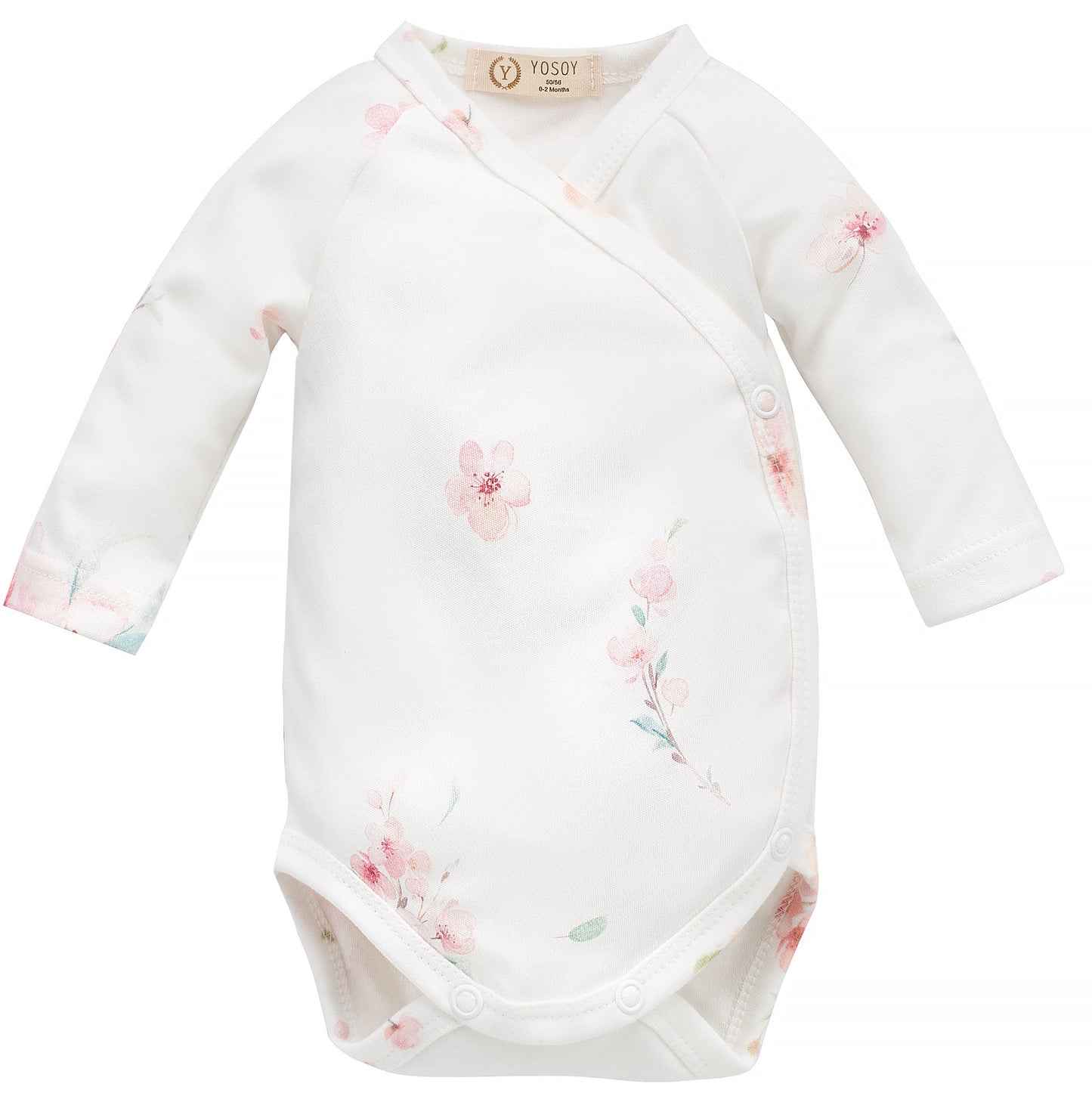 Baby Girl Side Snap Bodysuit JAPANESE FLOWERS