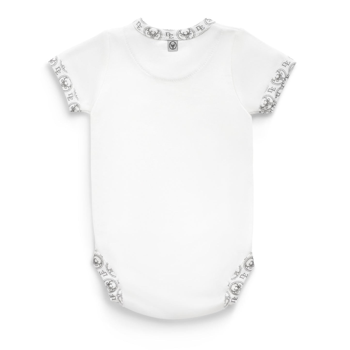 Short sleeve side snap body