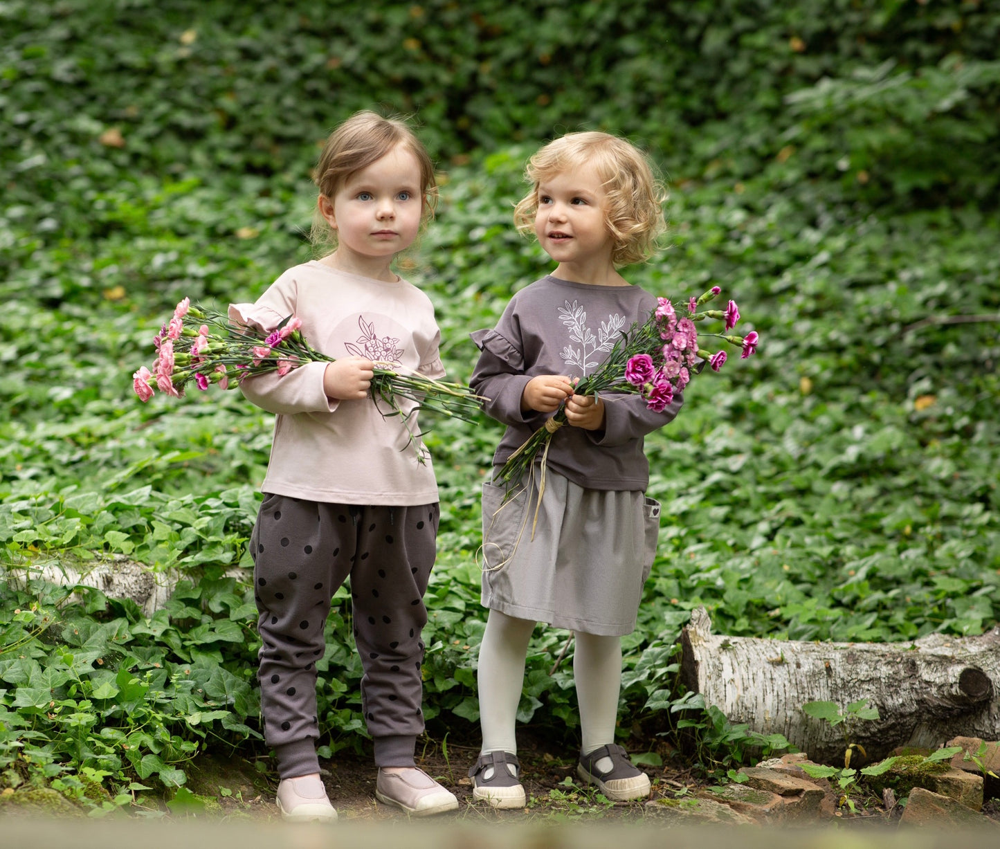 Girls’ Long Sleeve Top with Ruffles