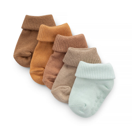 Organic Cotton Baby Socks 5-Pack