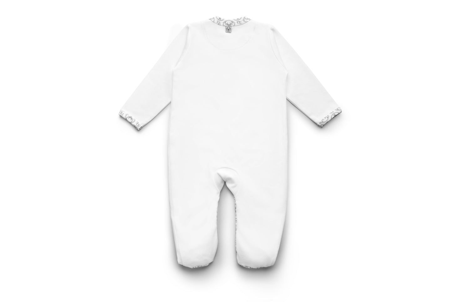 Snap-up footed coverall