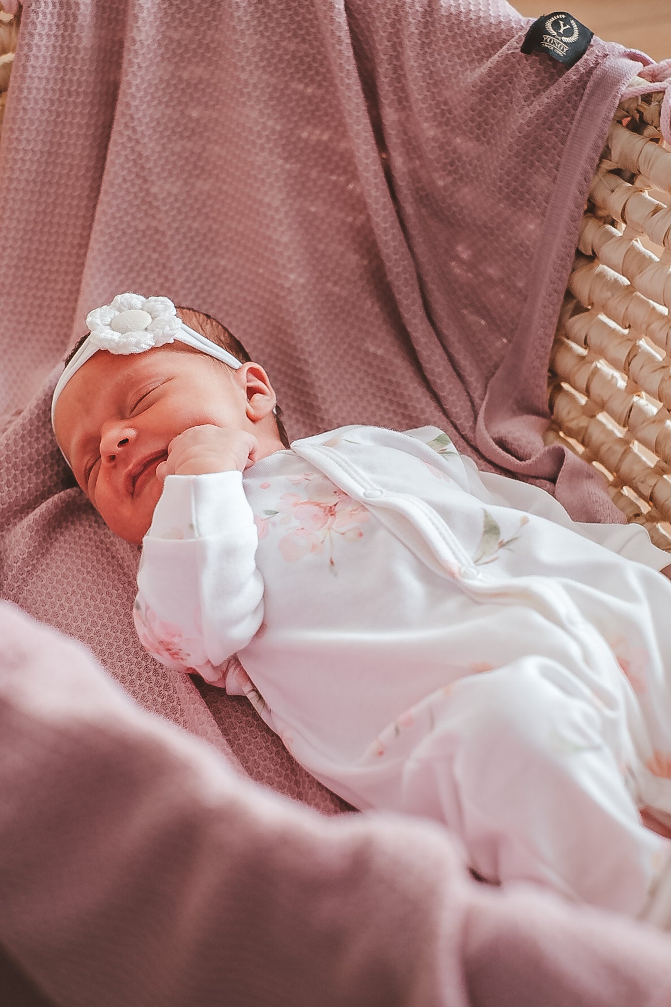 Footed Coverall JAPANESE FLOWERS