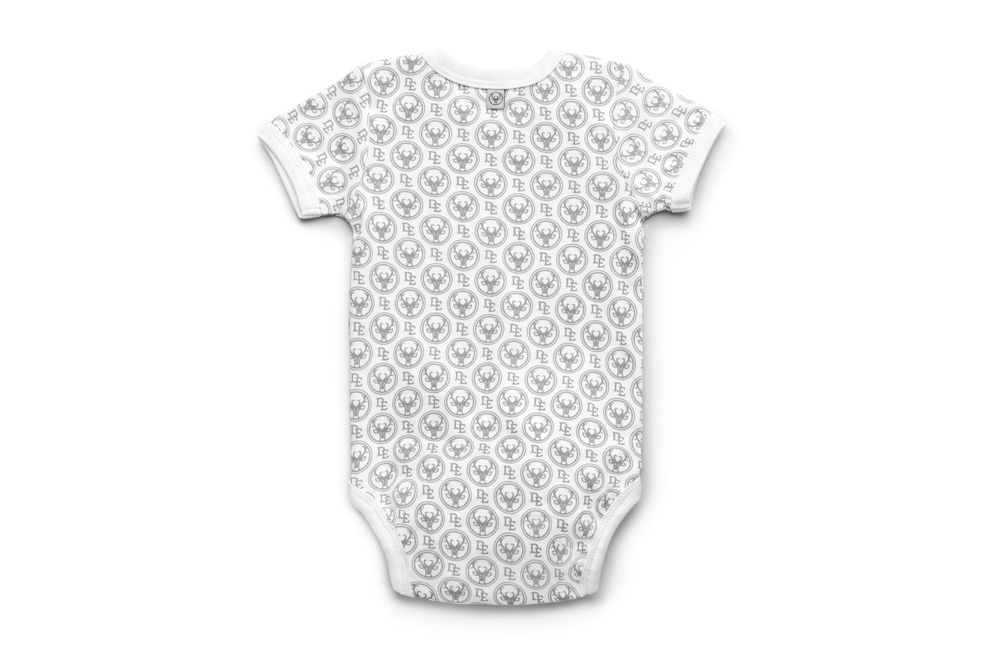 Short sleeve bodysuit with Dear Eco logo