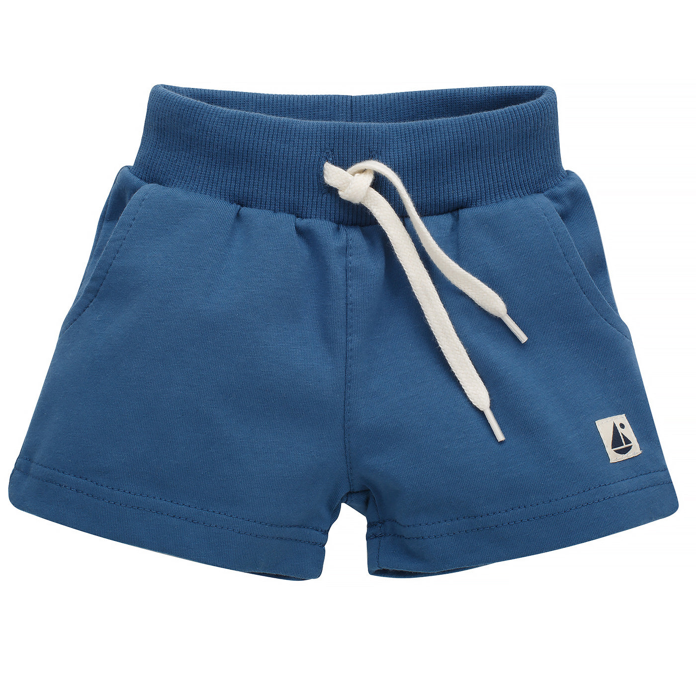 Drawstring Shorts in Navy Blue