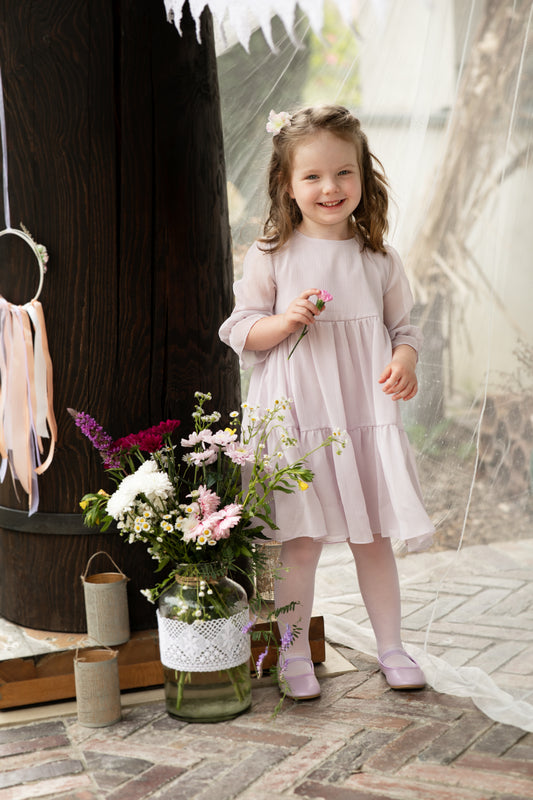 Tulle Dress in Lilac