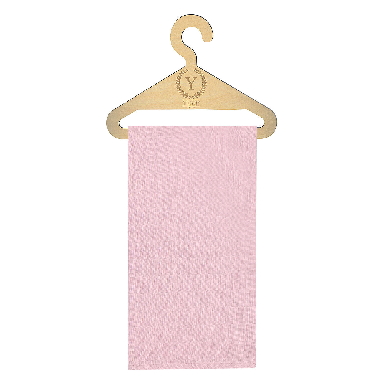 Powder Pink Muslin Swaddle Blanket