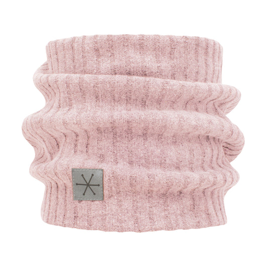 Pink winter scarf snood