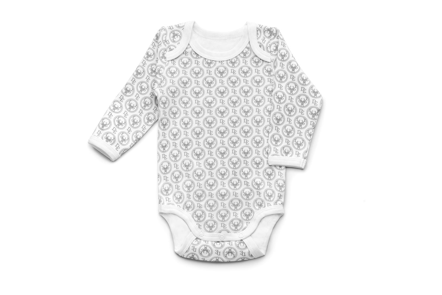 Long sleeve bodysuit with Dear Eco logo