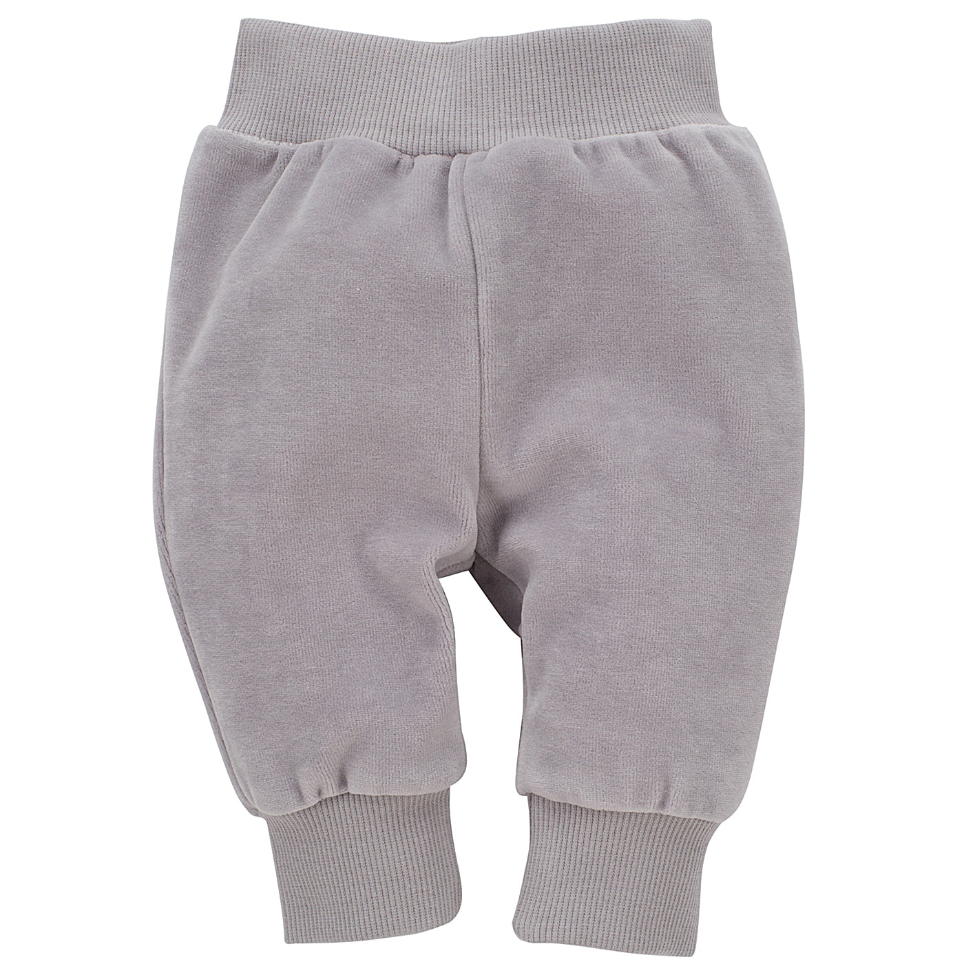 Hello Gray Velour Sweatpants