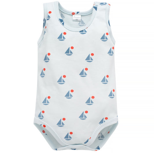 Sailboats Sleeveless Bodysuit