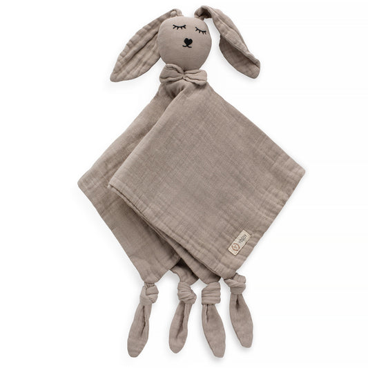 Beige Bunny Cuddle Security Blanket
