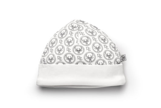 Baby hat with Dear Eco logo