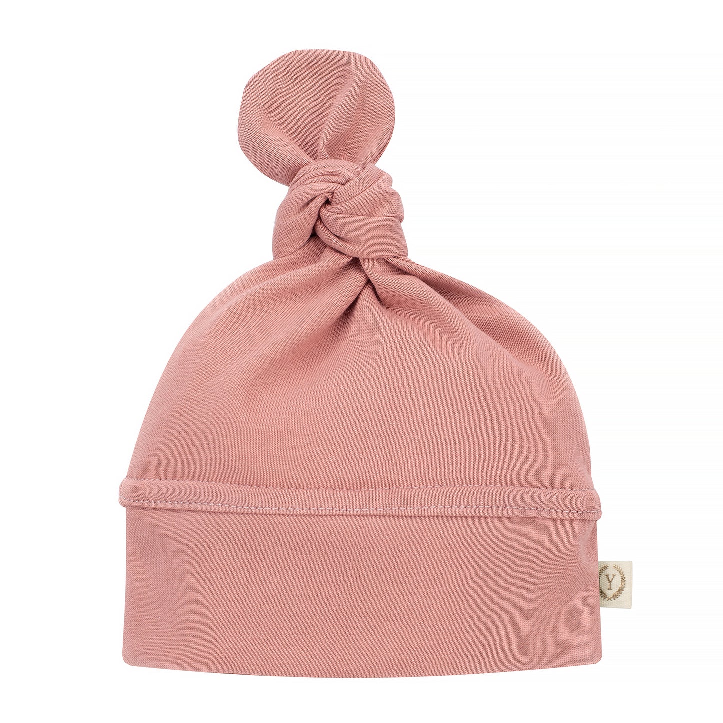 Top Knot Baby Hat ROSE GOLD