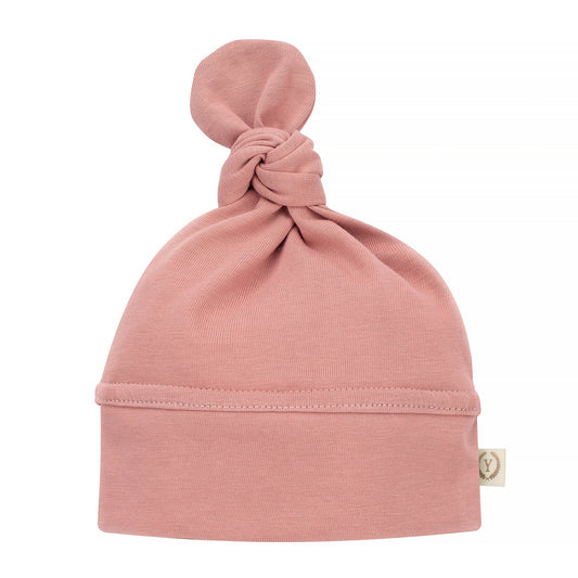 Top Knot Baby Hat ROSE GOLD