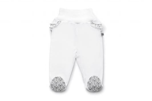 Baby girl footed leggings