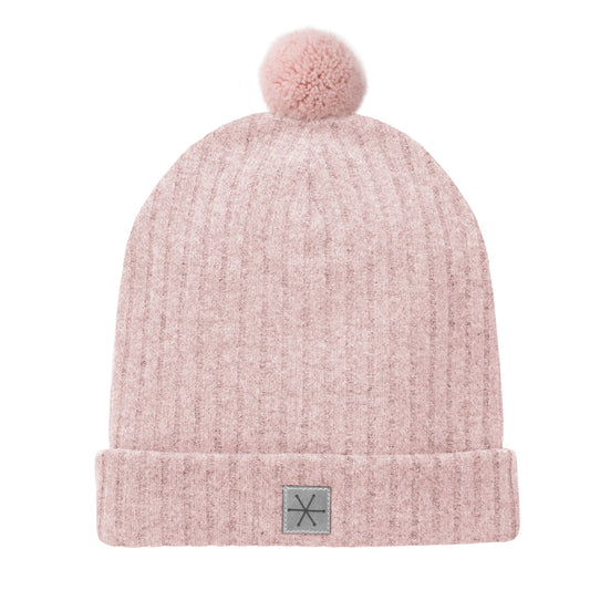 Pink Pom Pom Winter Hat