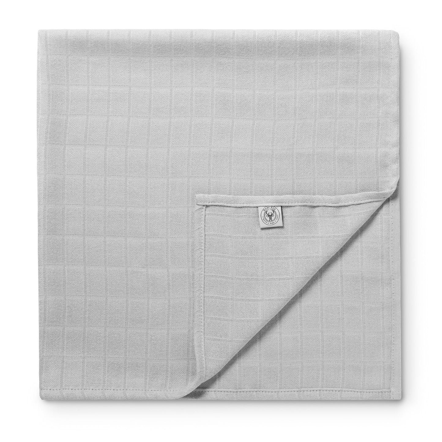 White & Gray Bamboo Swaddle Blankets
