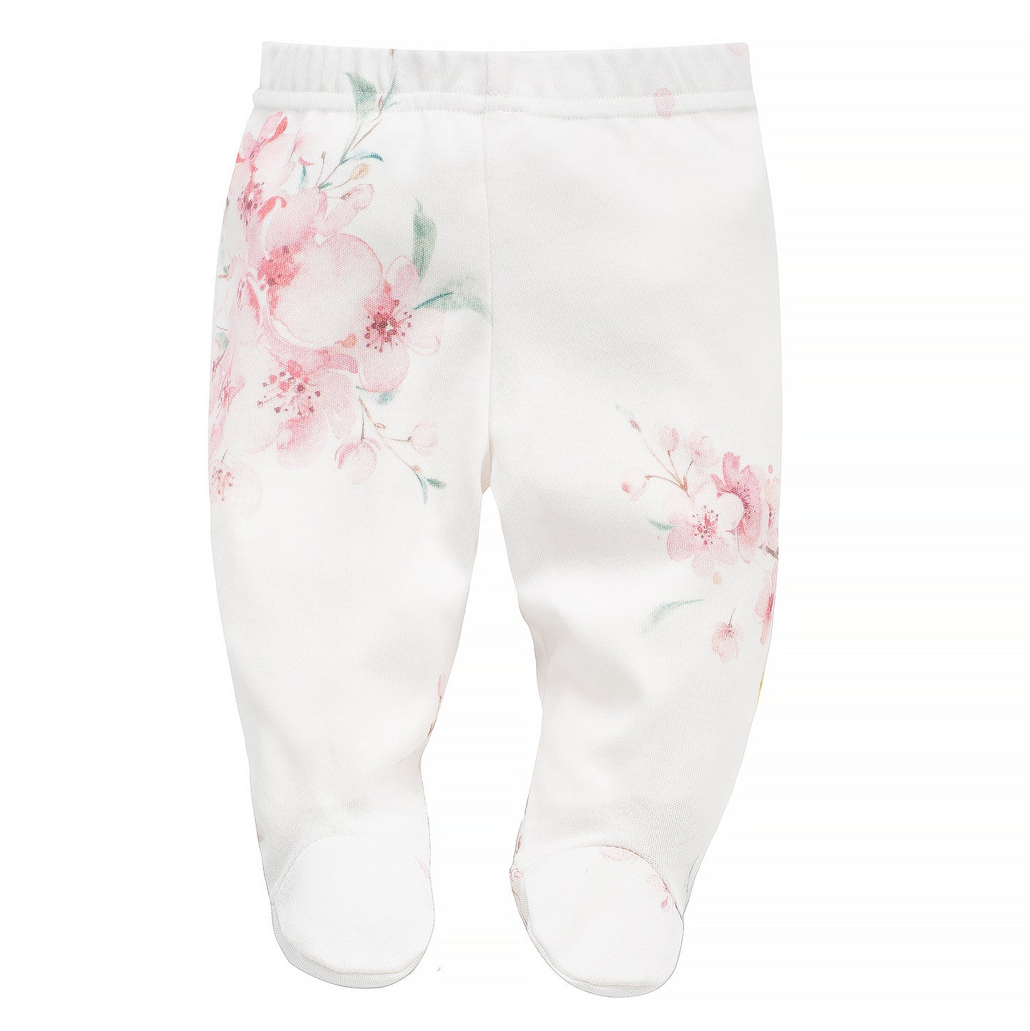 Baby Girl Footed Leggings JAPANESE FLOWERS