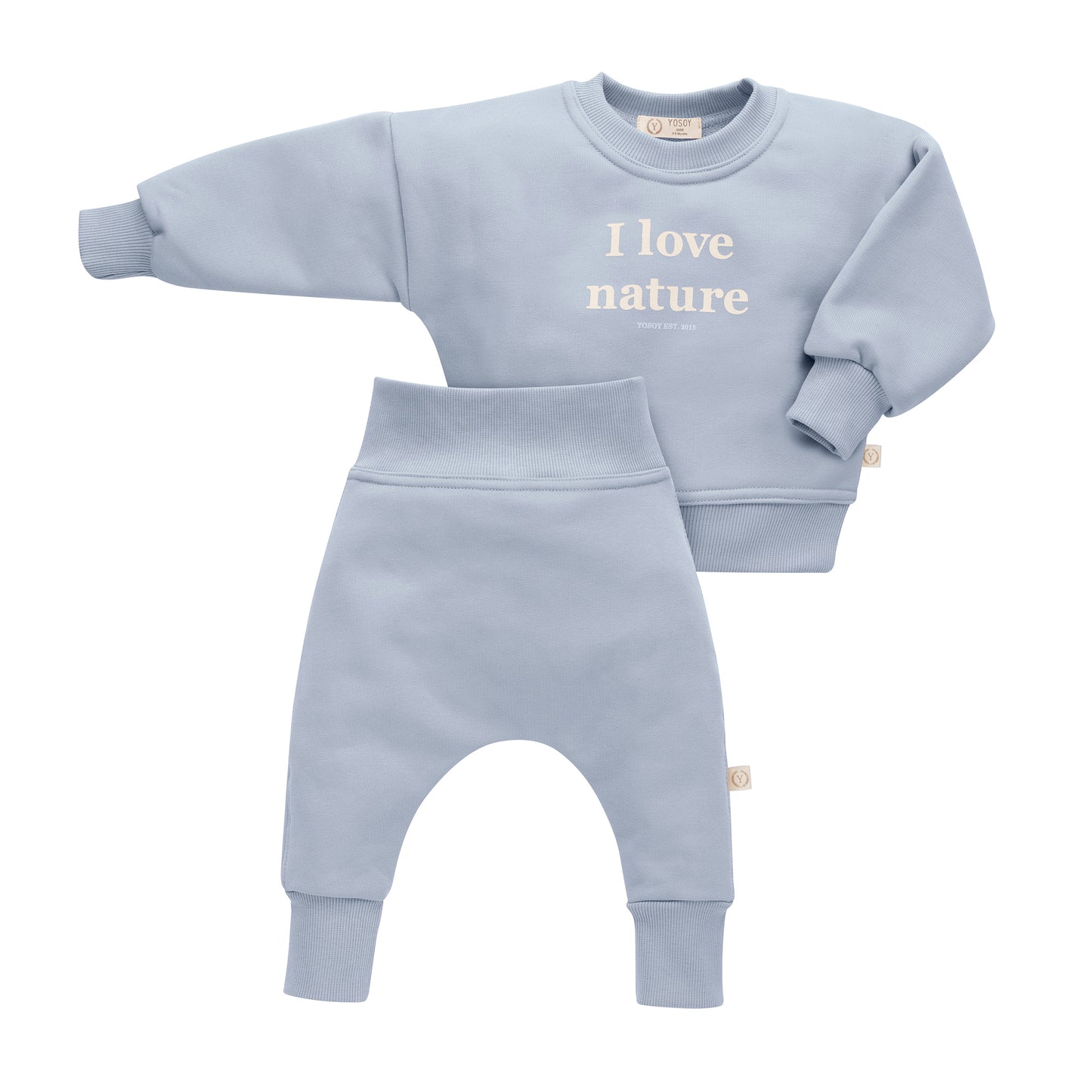 Blue Wave 2-piece Sweatsuit Set