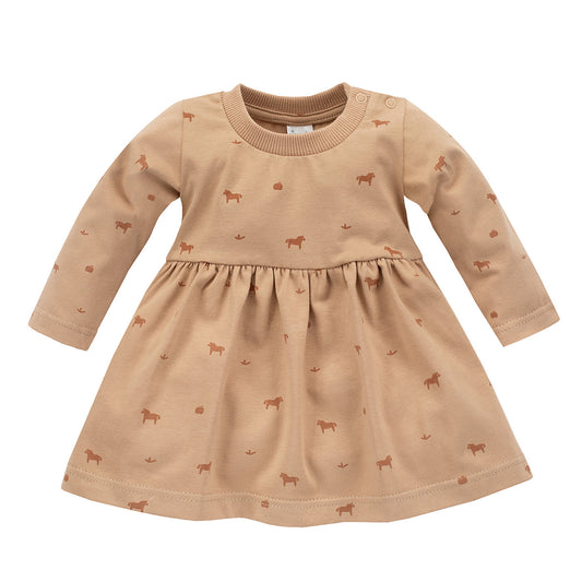 Wooden Pony Long Sleeve Dress