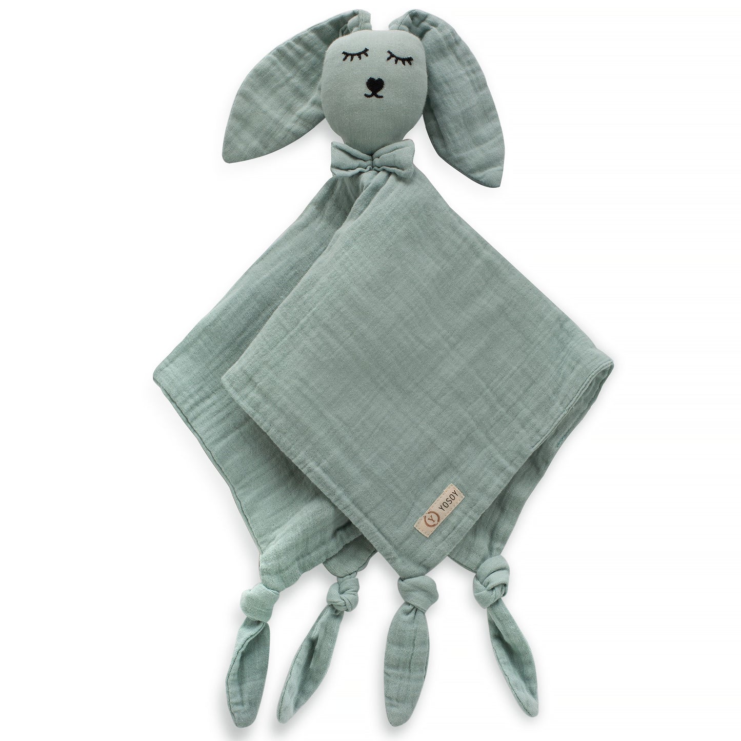 Mint Bunny Cuddle Security Blanket