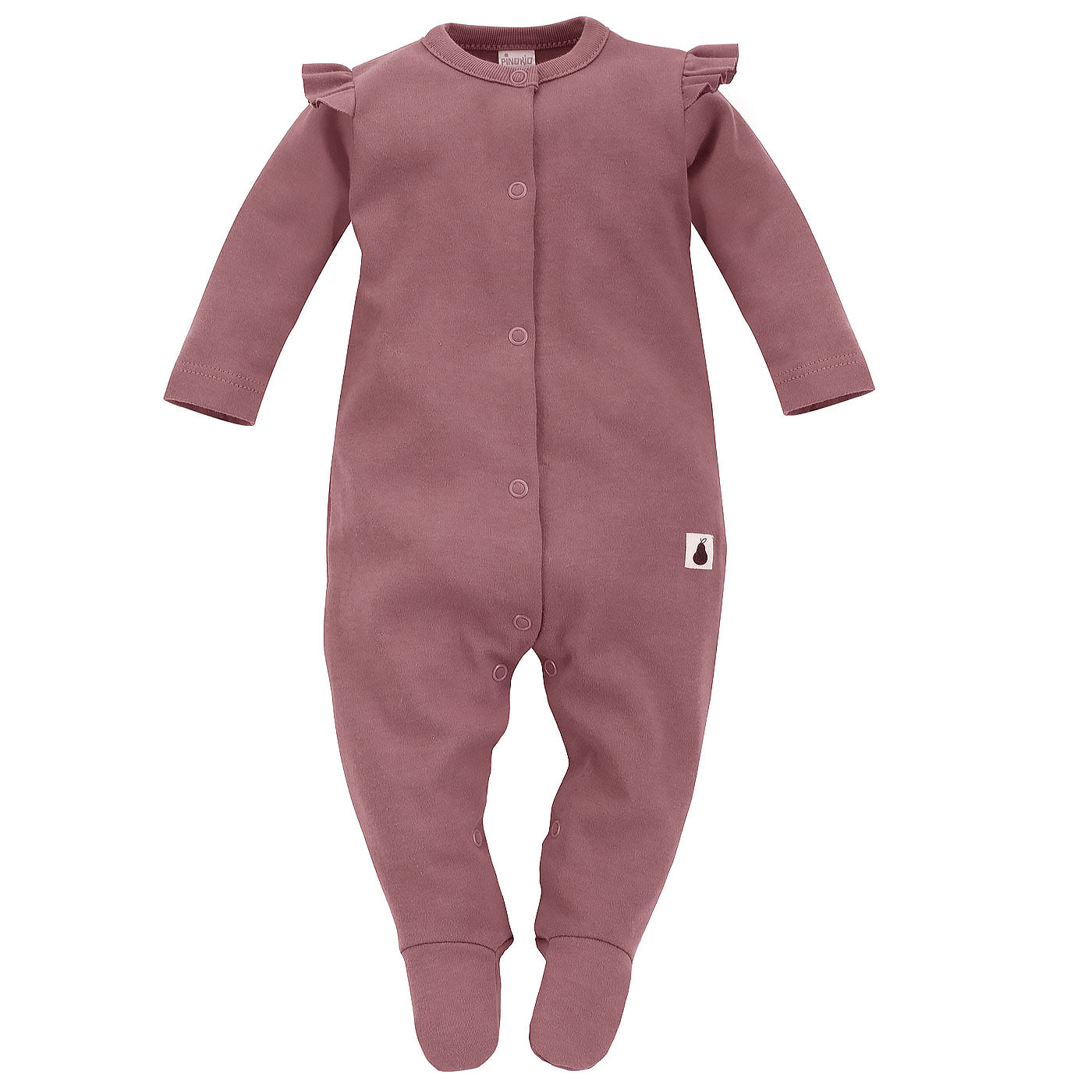 Baby girl footed coverall