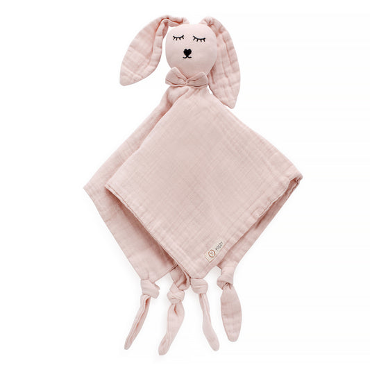 Powder Pink Bunny Cuddle Security Blanket