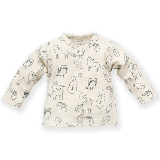 Secret Forest snap tee