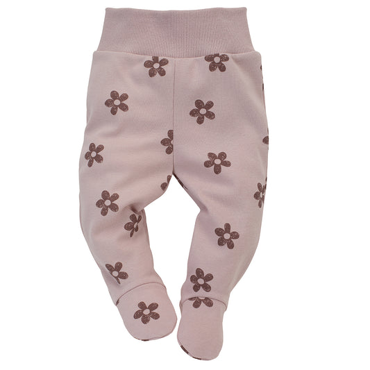 Baby girl footed leggings