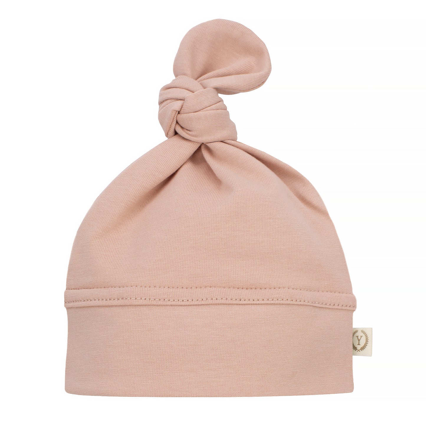 Top Knot Baby Hat SUNRISE PINK